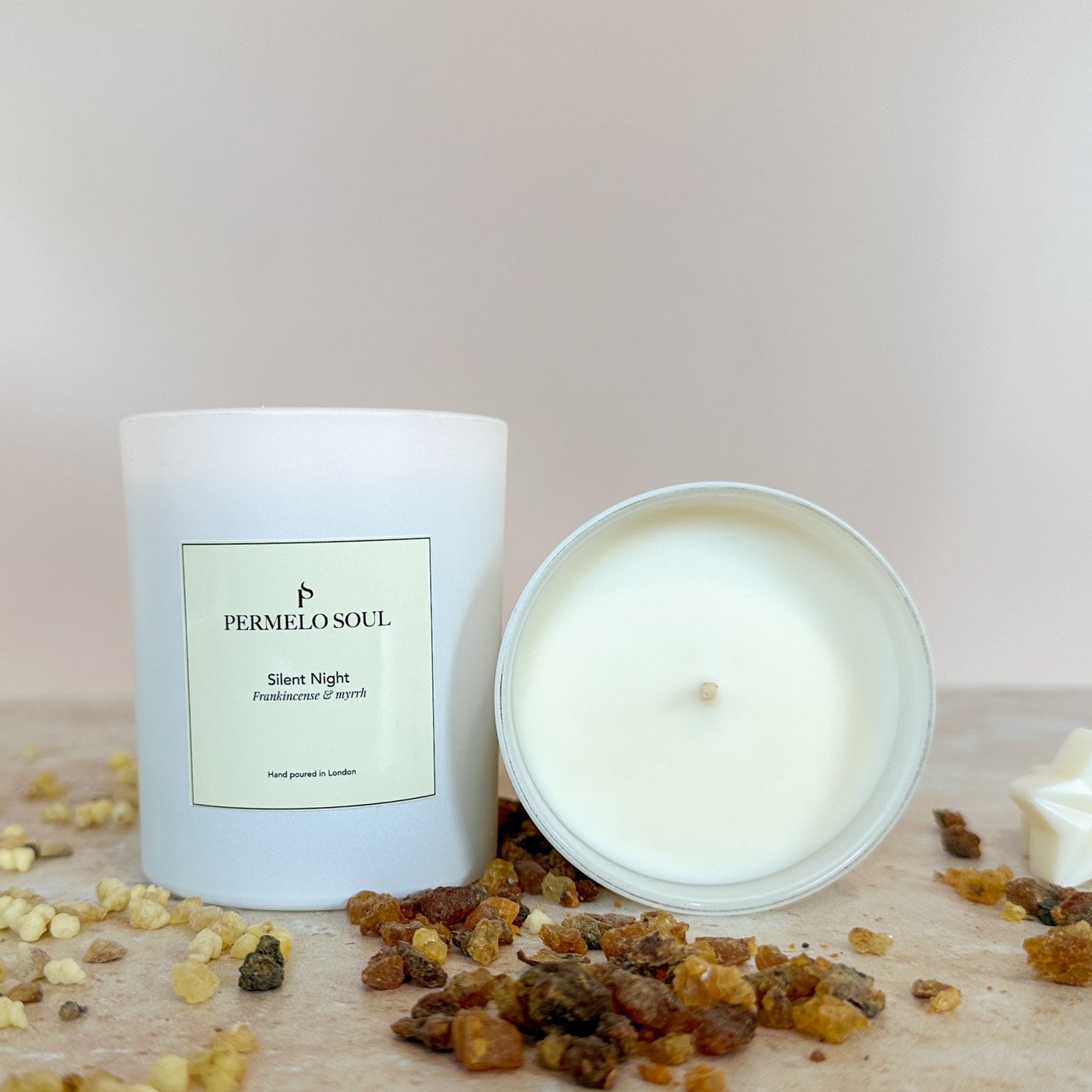 Silent Night Soy Candle – Frankincense & Myrrh