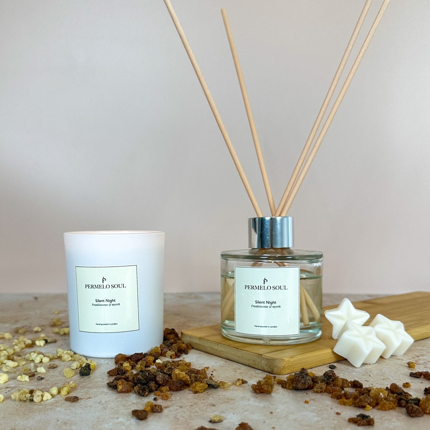 Silent Night Soy Candle – Frankincense & Myrrh