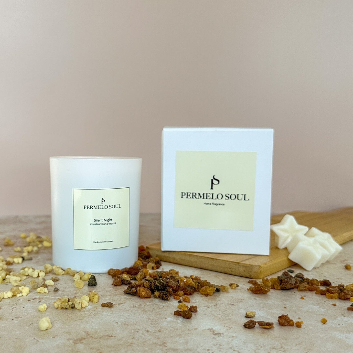 Silent Night Soy Candle – Frankincense & Myrrh