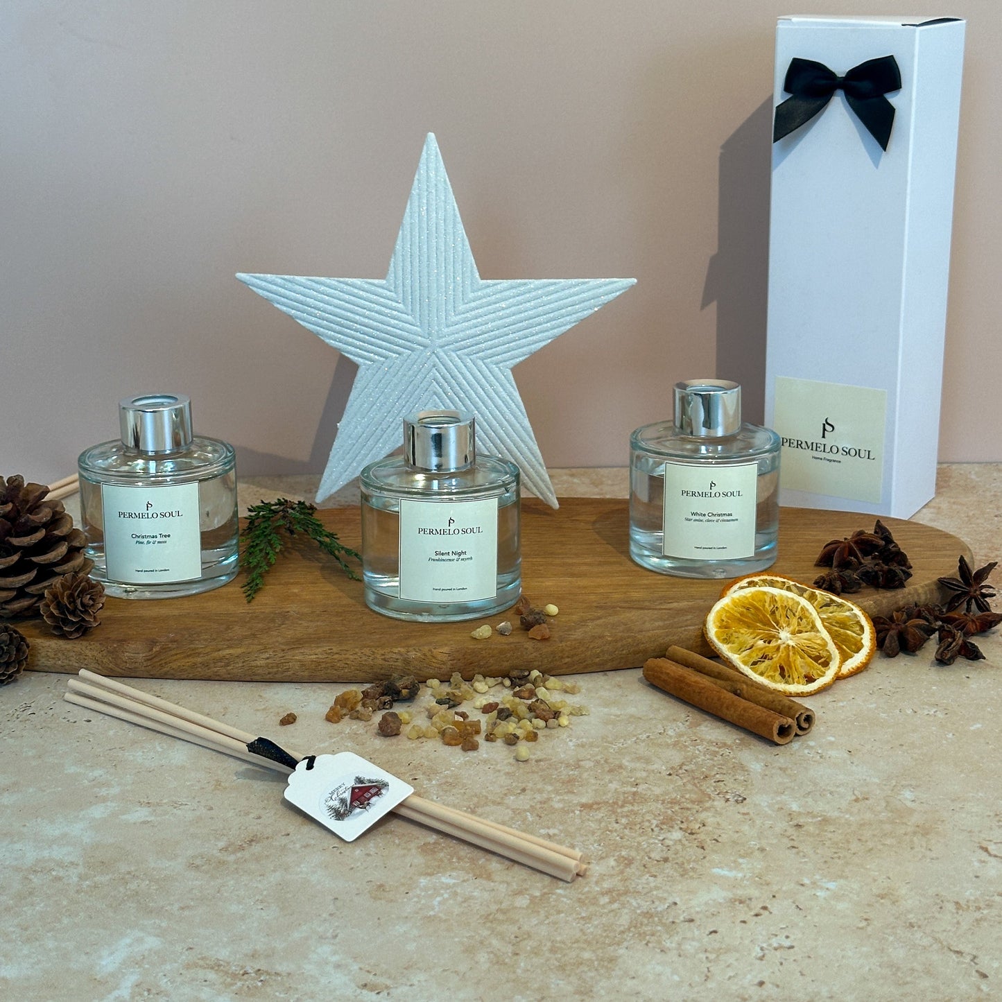 Christmas Reed Diffuser Trio set