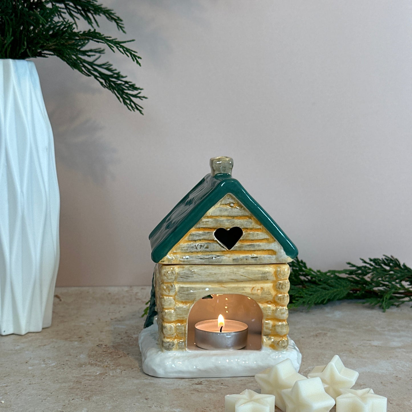 Cabin Ski Chalet Wax Burner