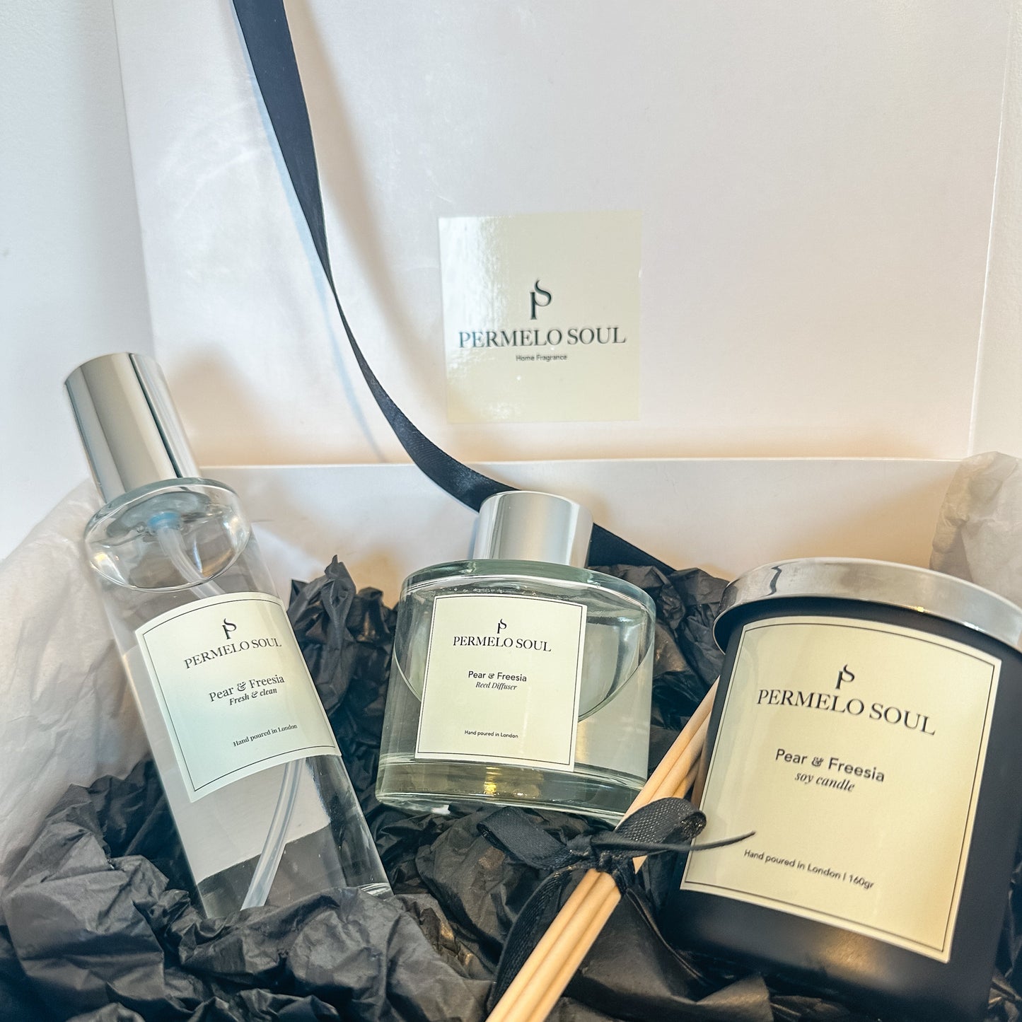 Candle, Reed Diffuser & Room Spray - Gift Box Classic Collection