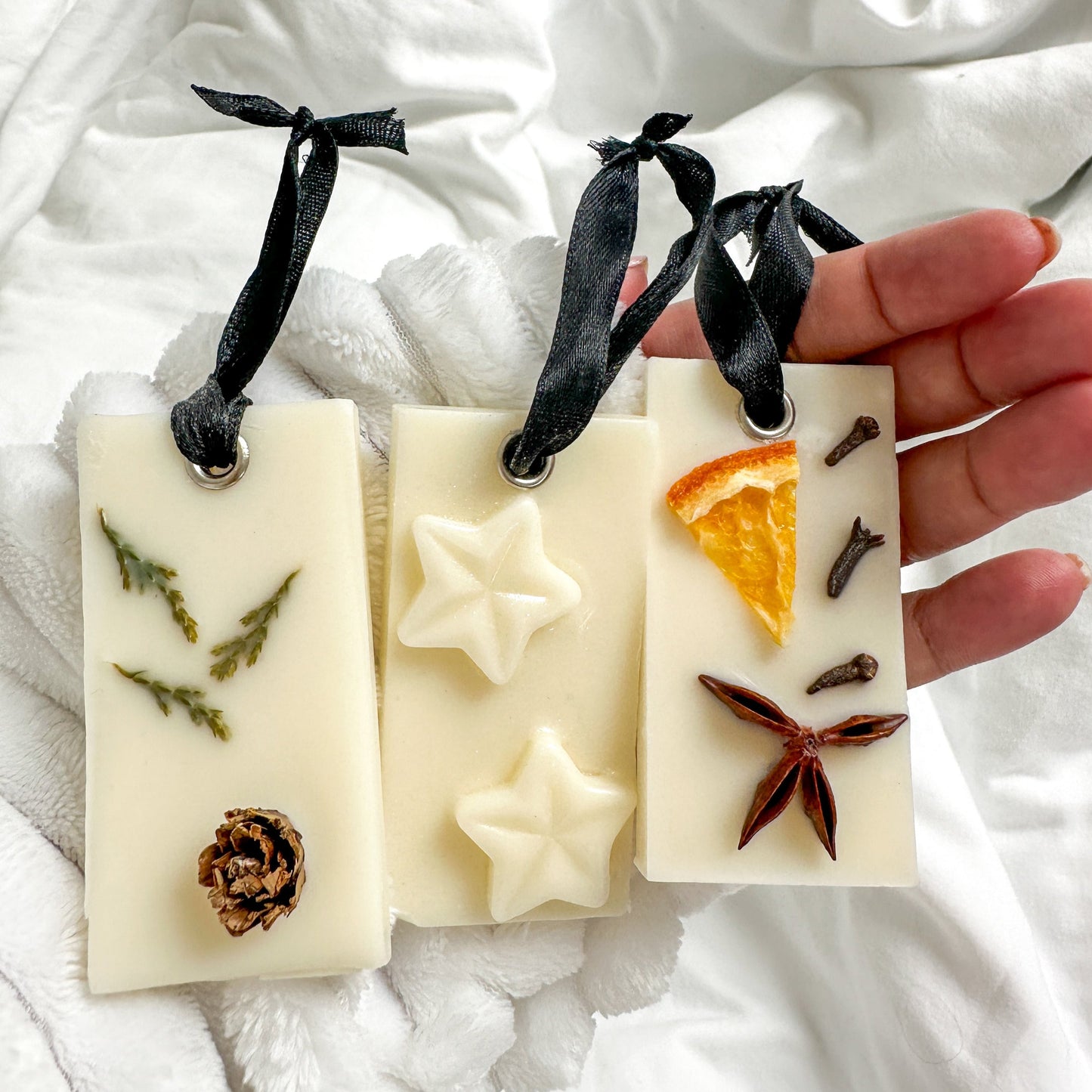 Scented Tree Decorations - Wax Melt -Set of 3 Gift Box