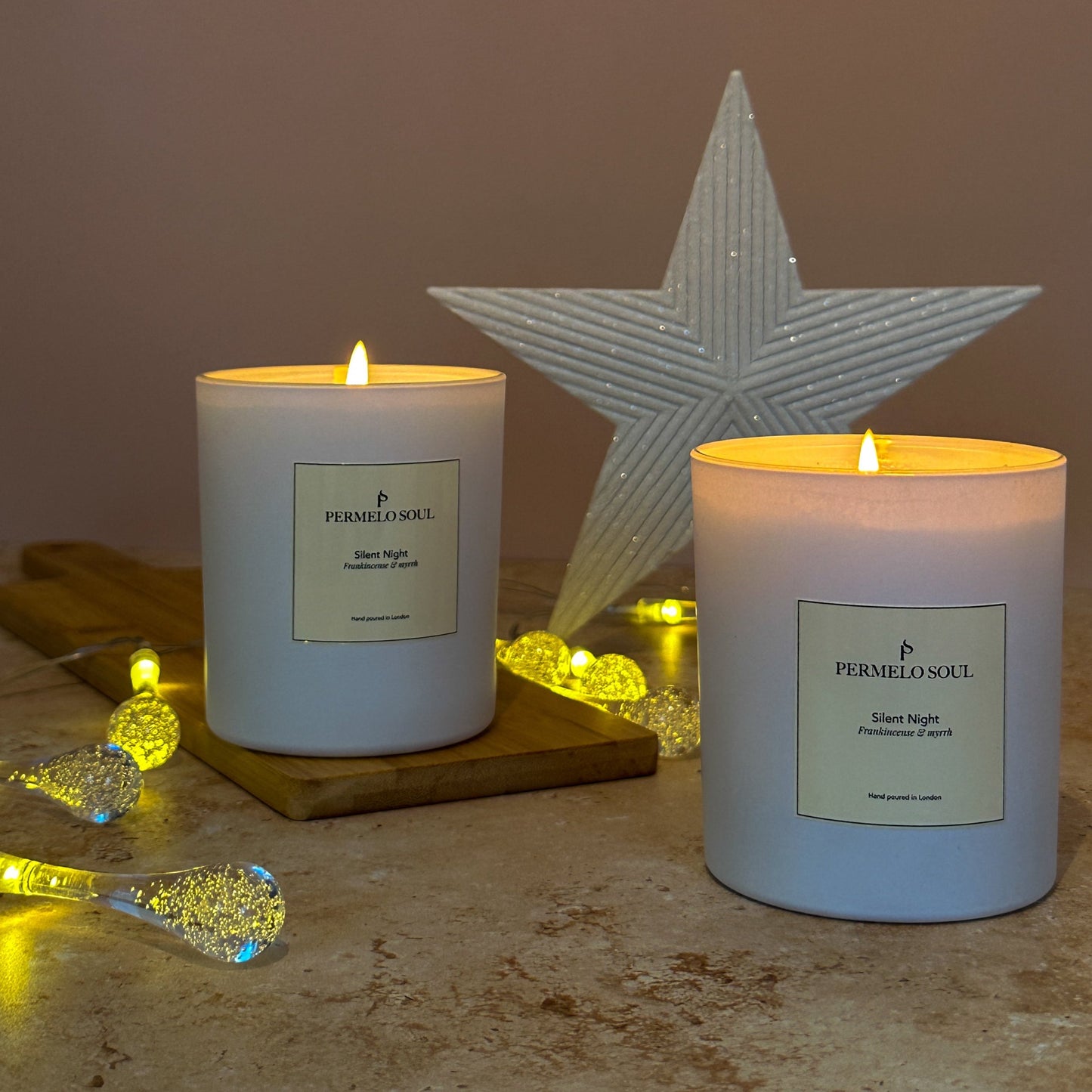 Silent Night Soy Candle – Frankincense & Myrrh