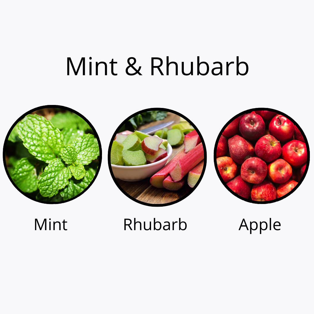 Mint & Rhubarb -Soy Candle