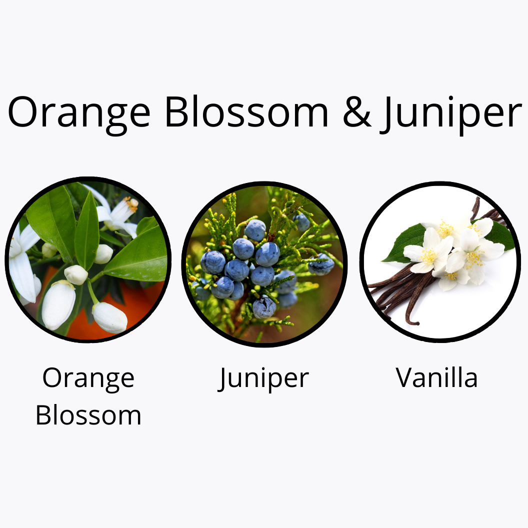 Orange Blossom & Juniper -Soy Candle