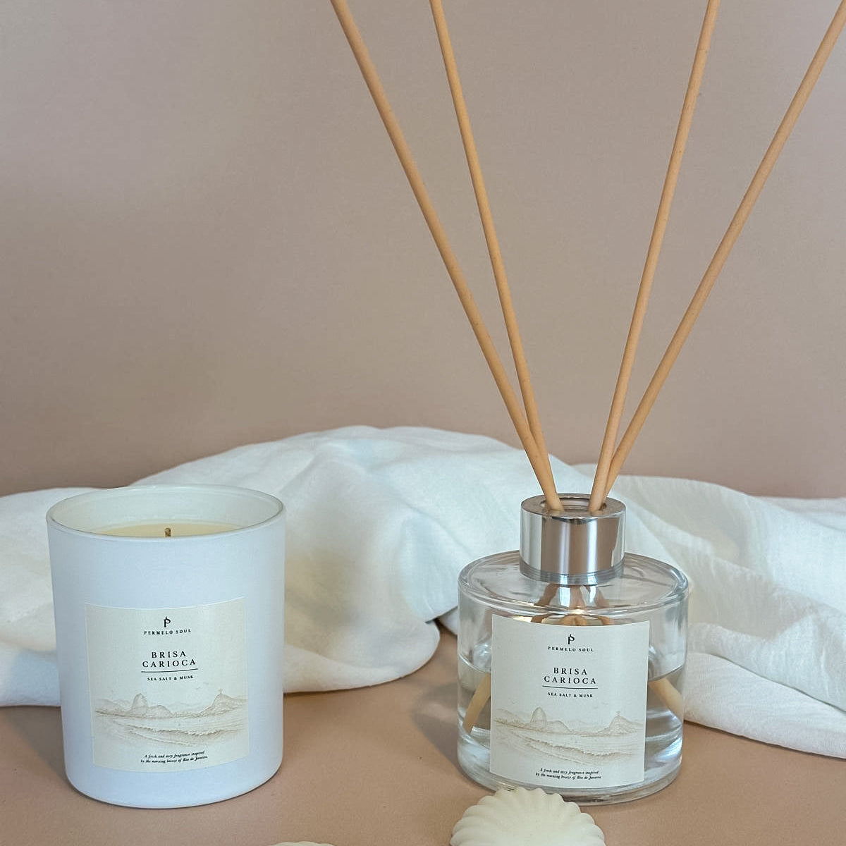 Brisa Carioca - Sea Salt & Musk -Reed Diffuser