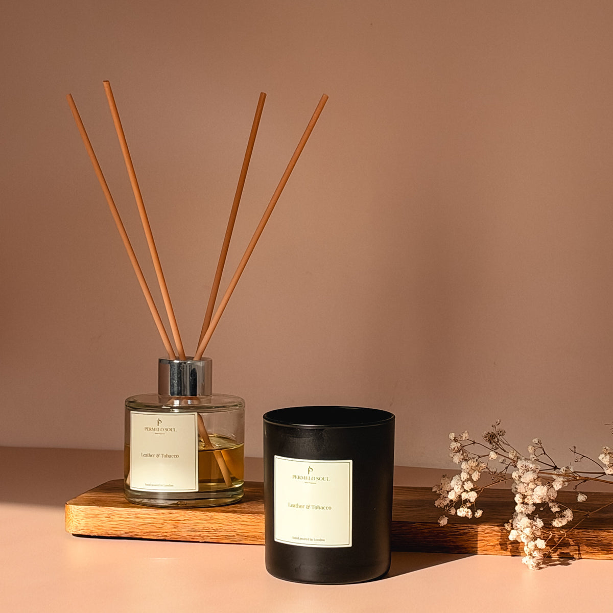 Leather & Tobacco - Reed Diffuser