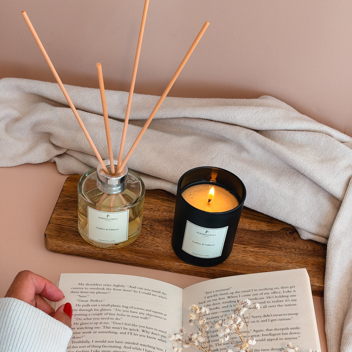 Leather & Tobacco - Reed Diffuser