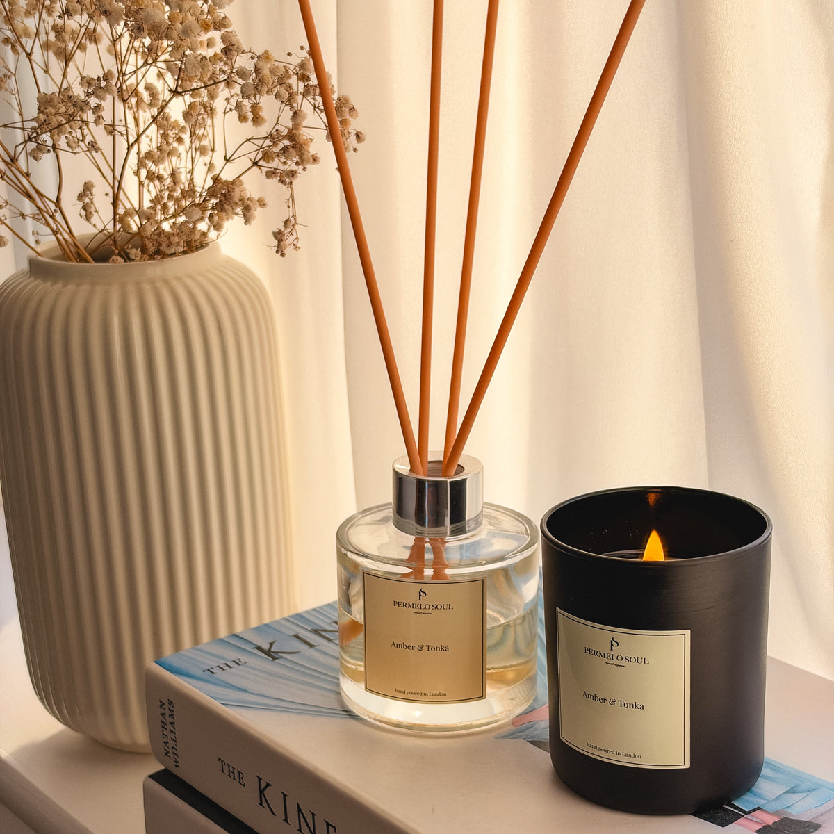 Amber & Tonka - Reed Diffuser