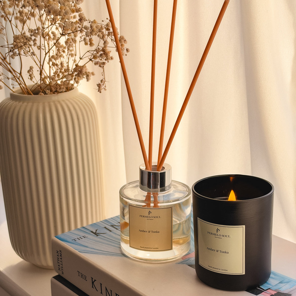Amber & Tonka - Soy Candle