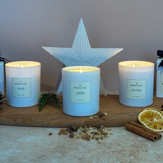Christmas Soy Candles Trio set