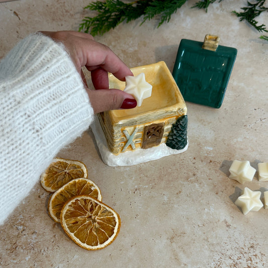 Cabin Ski Chalet Wax Burner