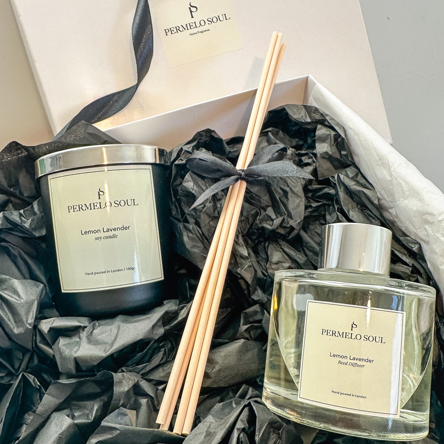 Candle & Reed Diffuser Gift Box - Classic  Collection