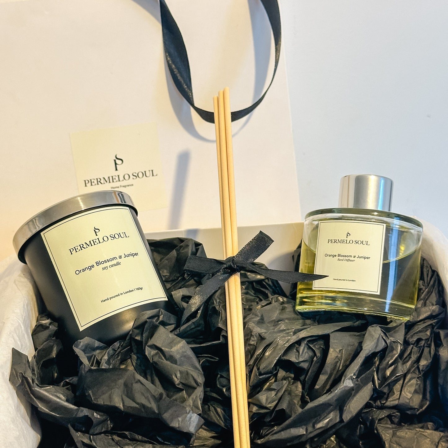 Candle & Reed Diffuser Gift Box - Classic  Collection