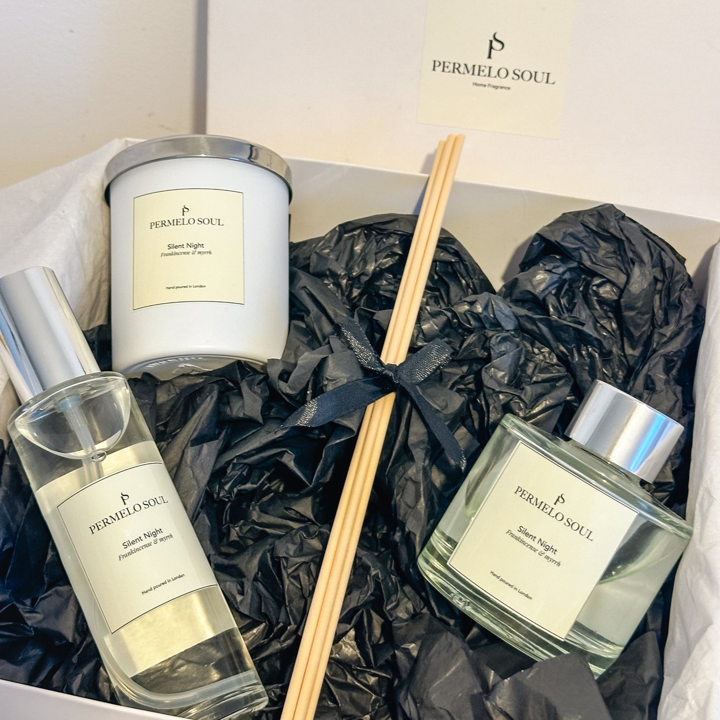 Candle, Reed Diffuser & Room Spray Gift box – Christmas Collection