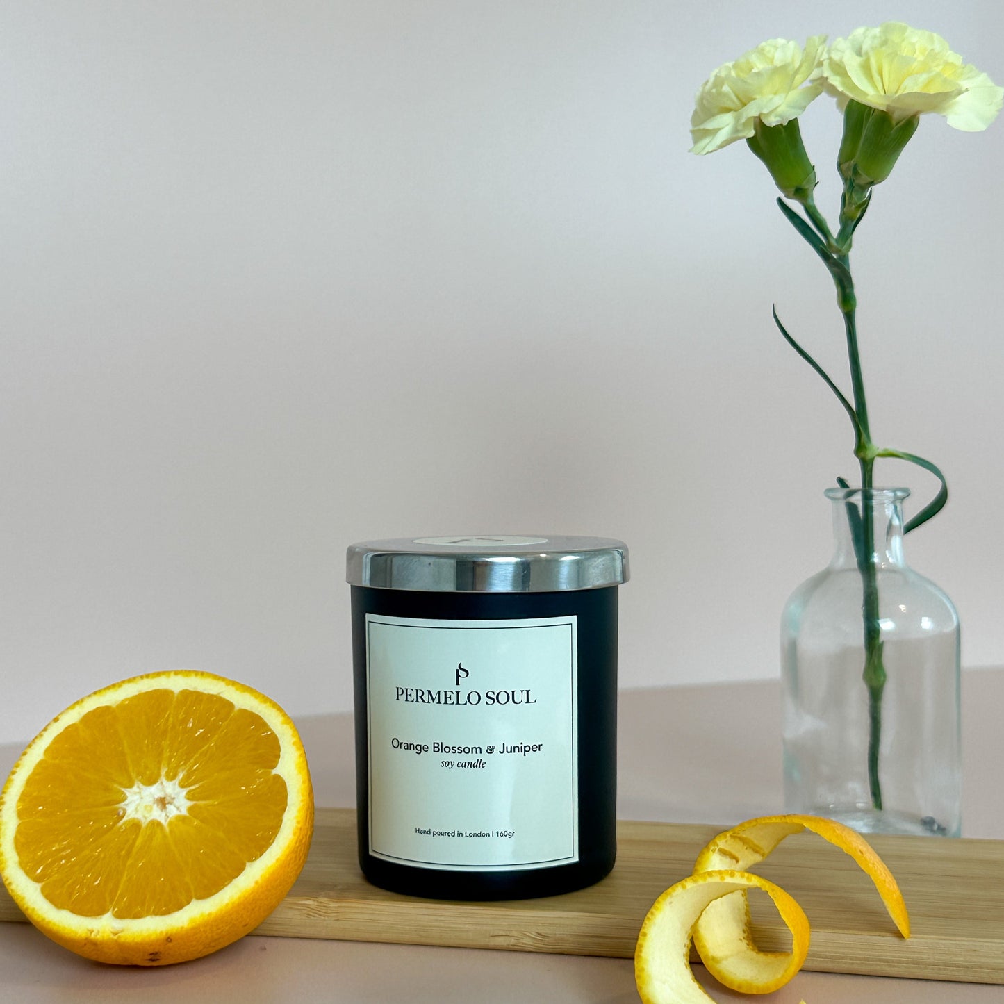 Orange Blossom & Juniper -Soy Candle
