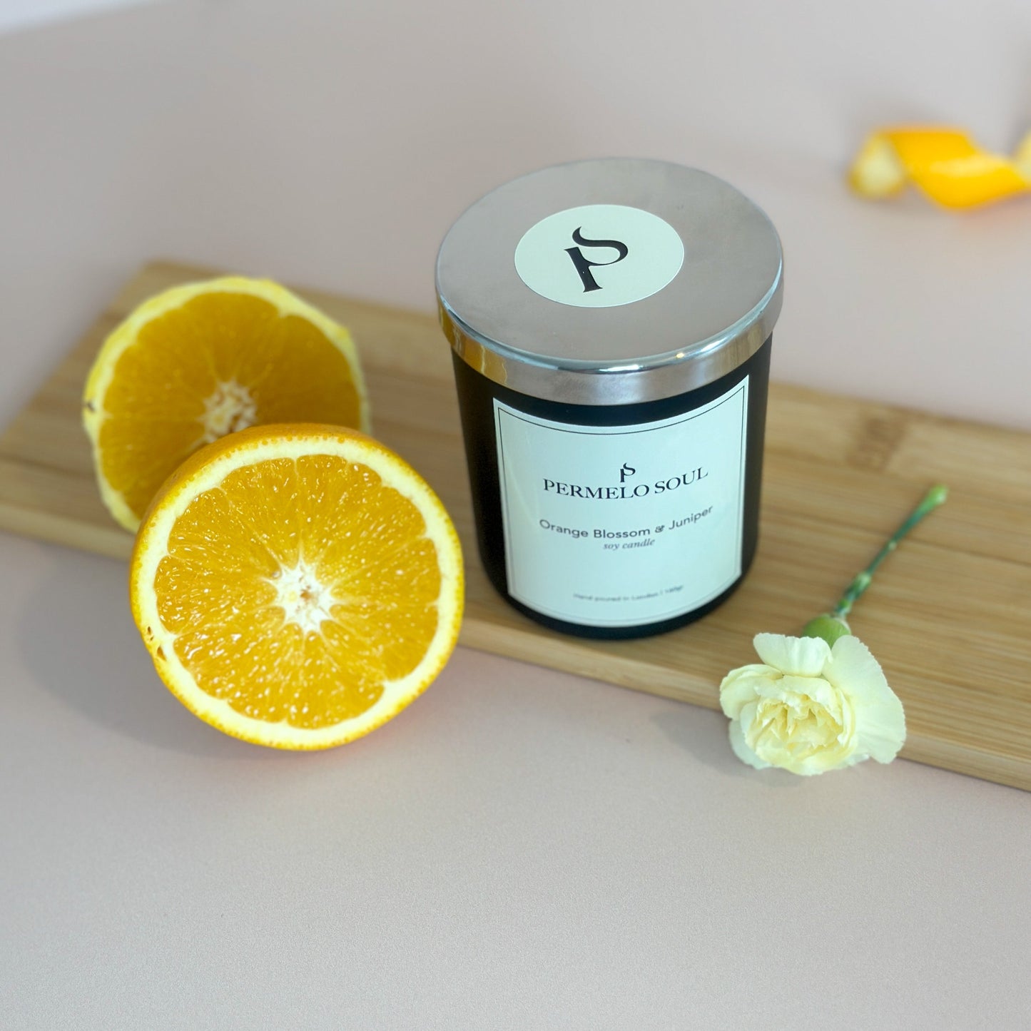 Orange Blossom & Juniper -Soy Candle