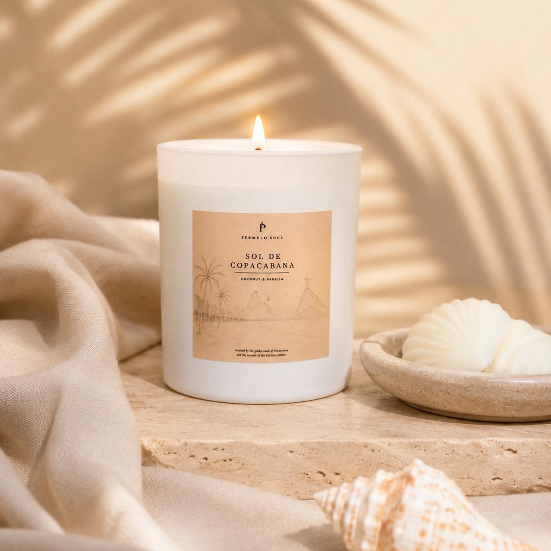 SOL DE COPACABANA - Coconut & Vanilla - Soy Candle